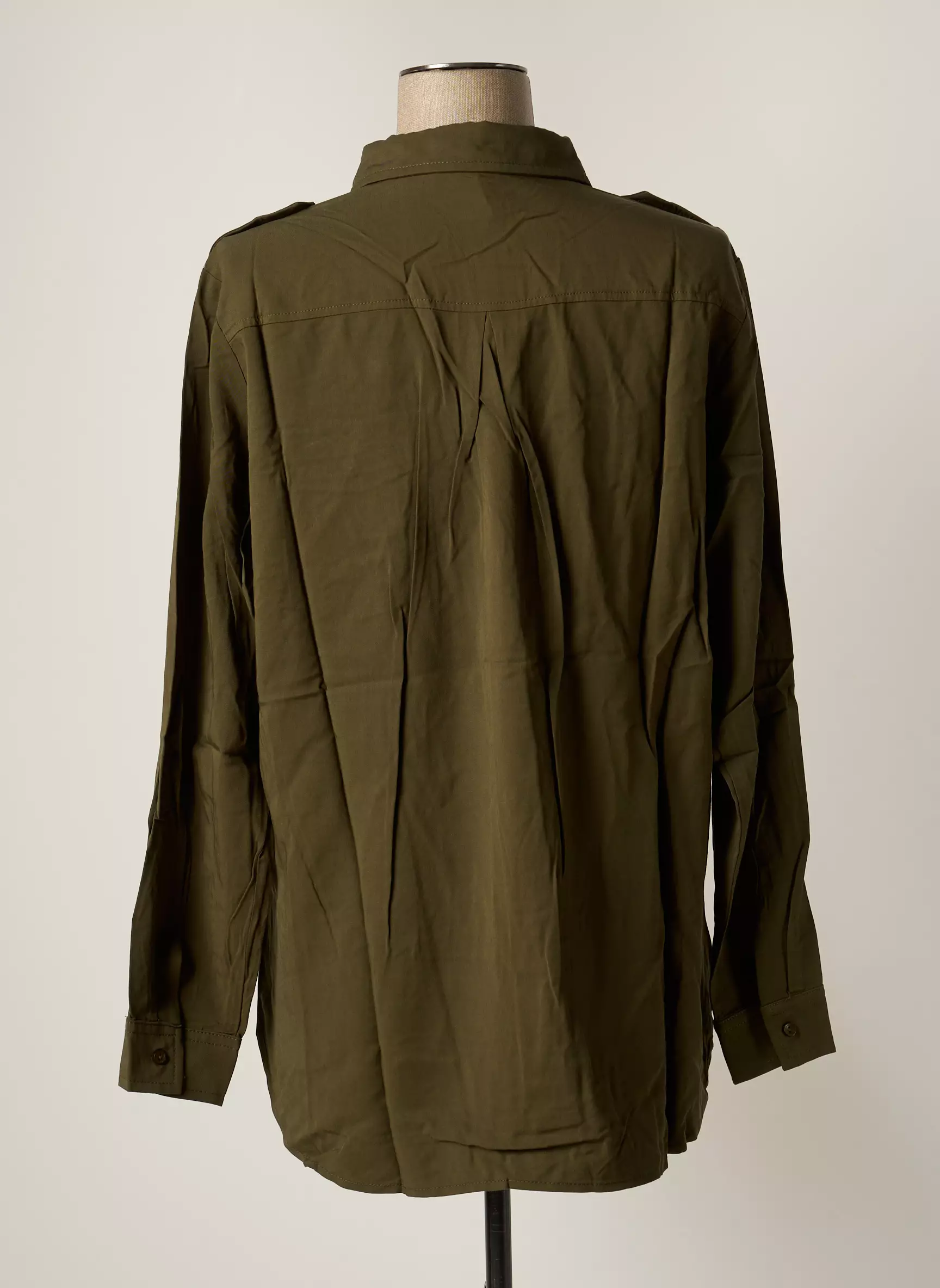 Grace Mila Chemisiers Femme couleur vert
