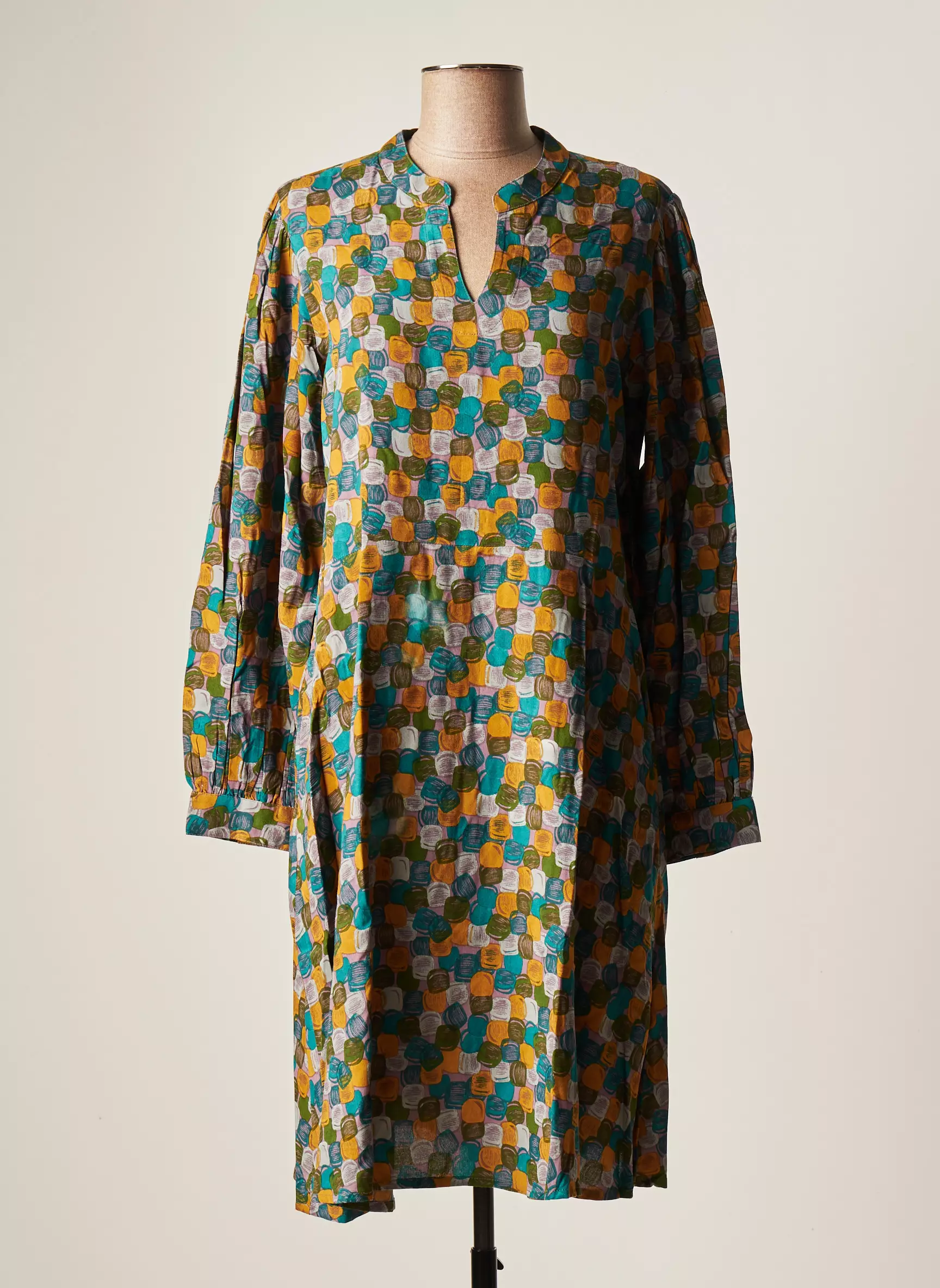 Agathe   Louise Robes Mi Longues Femme couleur gris