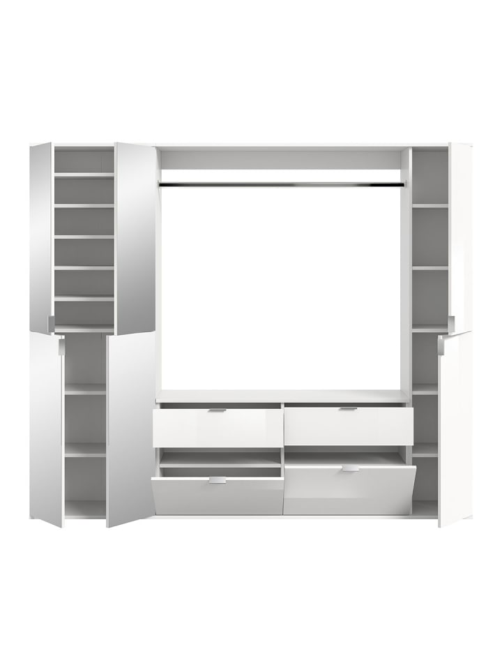 ebuy24 Garderobenaufstellung ProjektX Weiß 228 x 34 cm günstig kaufen onesize