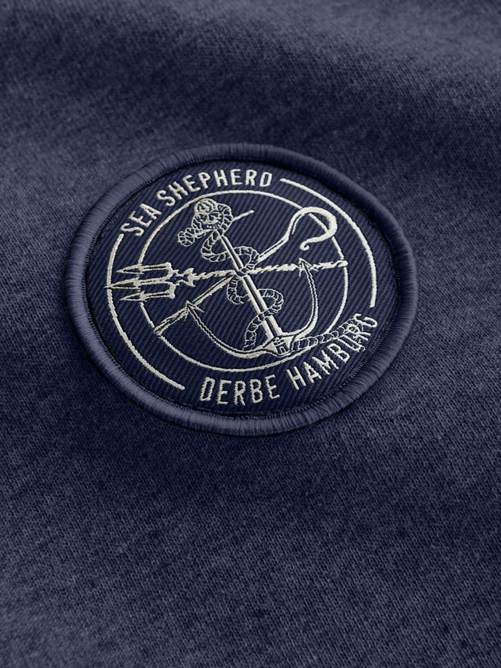 Derbe Sweatjacke in Dunkelblau günstig kaufen