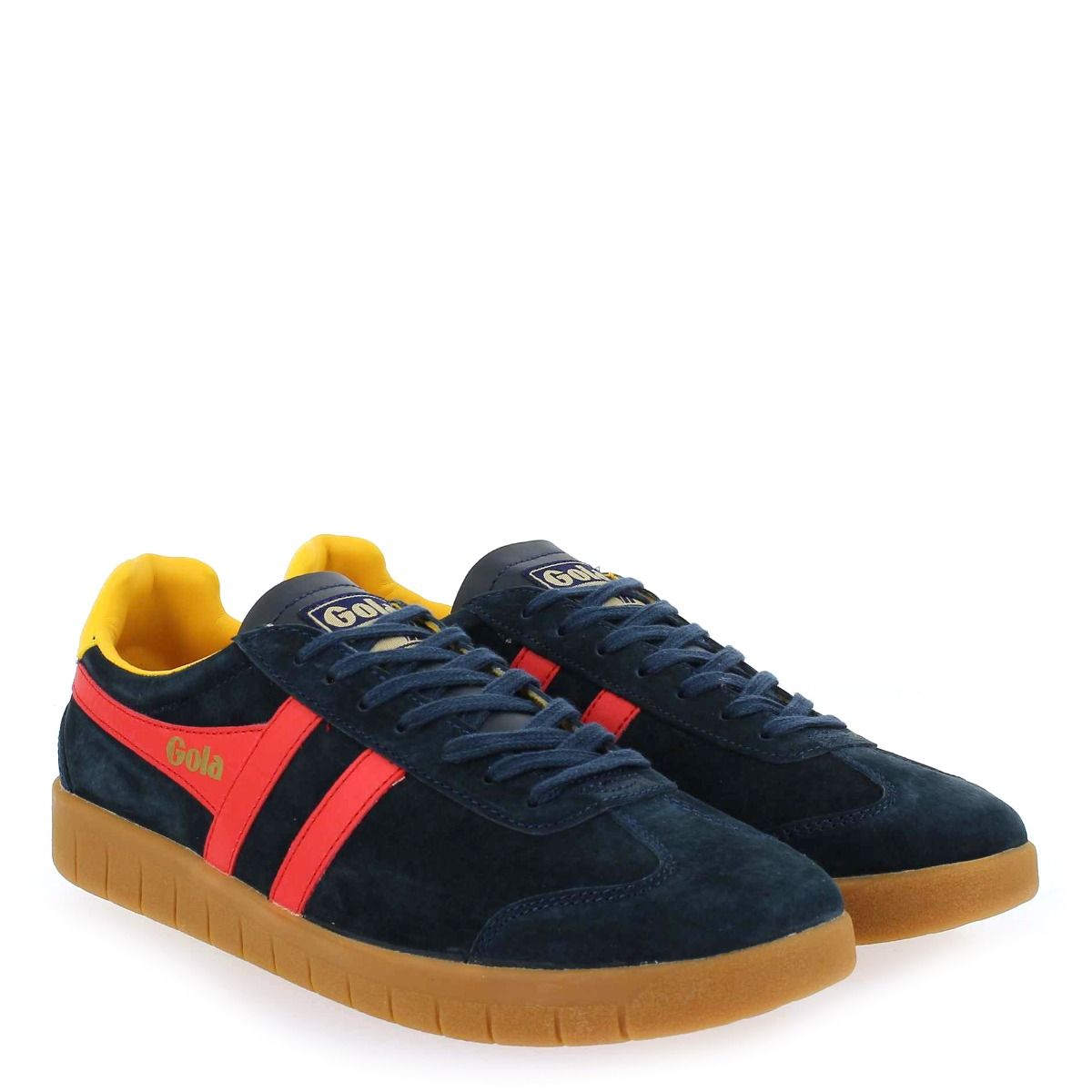 Gola  HURRICANE SUEDE CMB046 - Marine Rouge
