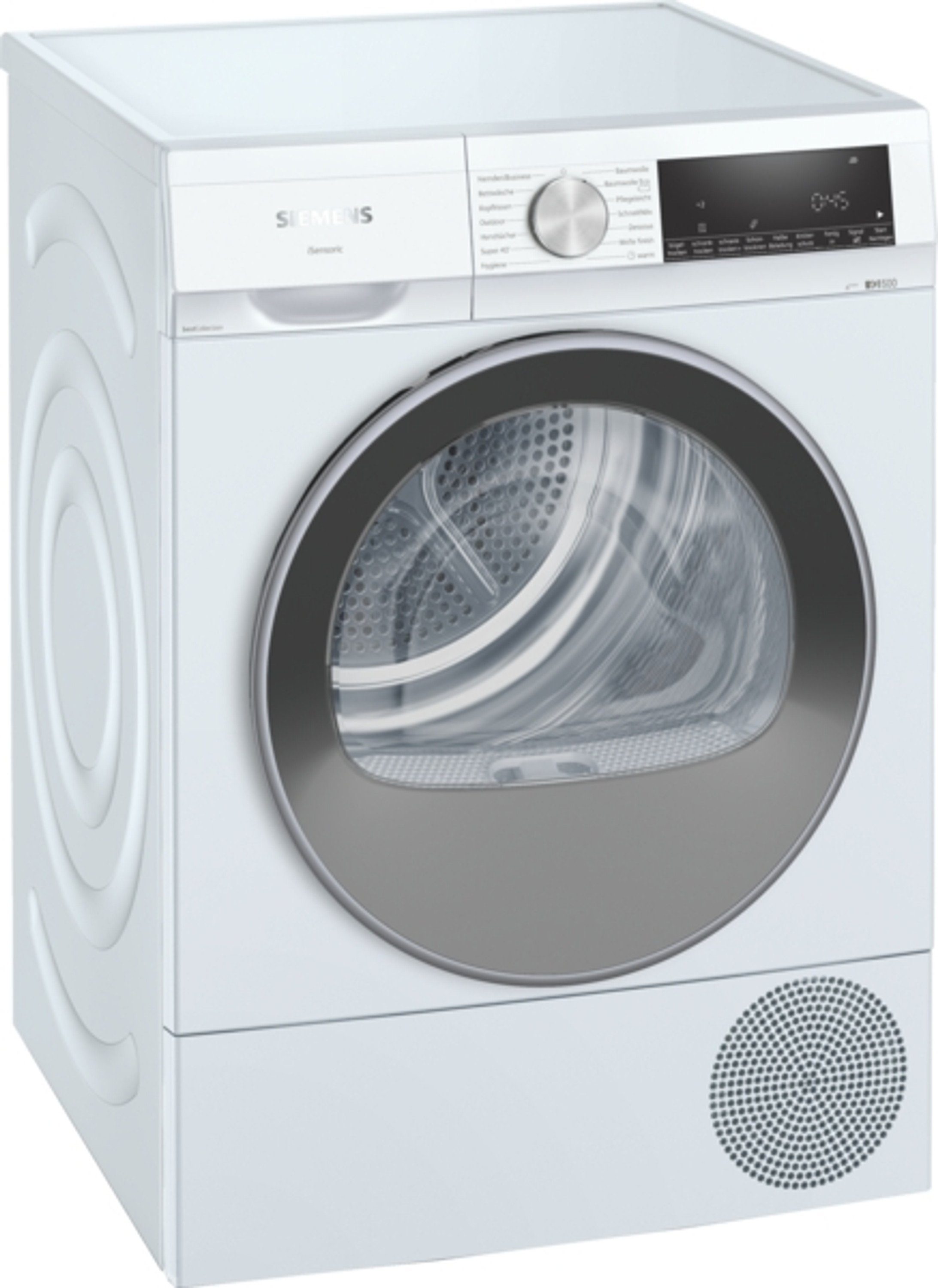SIEMENS Wärmepumpentrockner WQ33G2DG0, 8 kg, Freistehend, 8 kg, Weiß