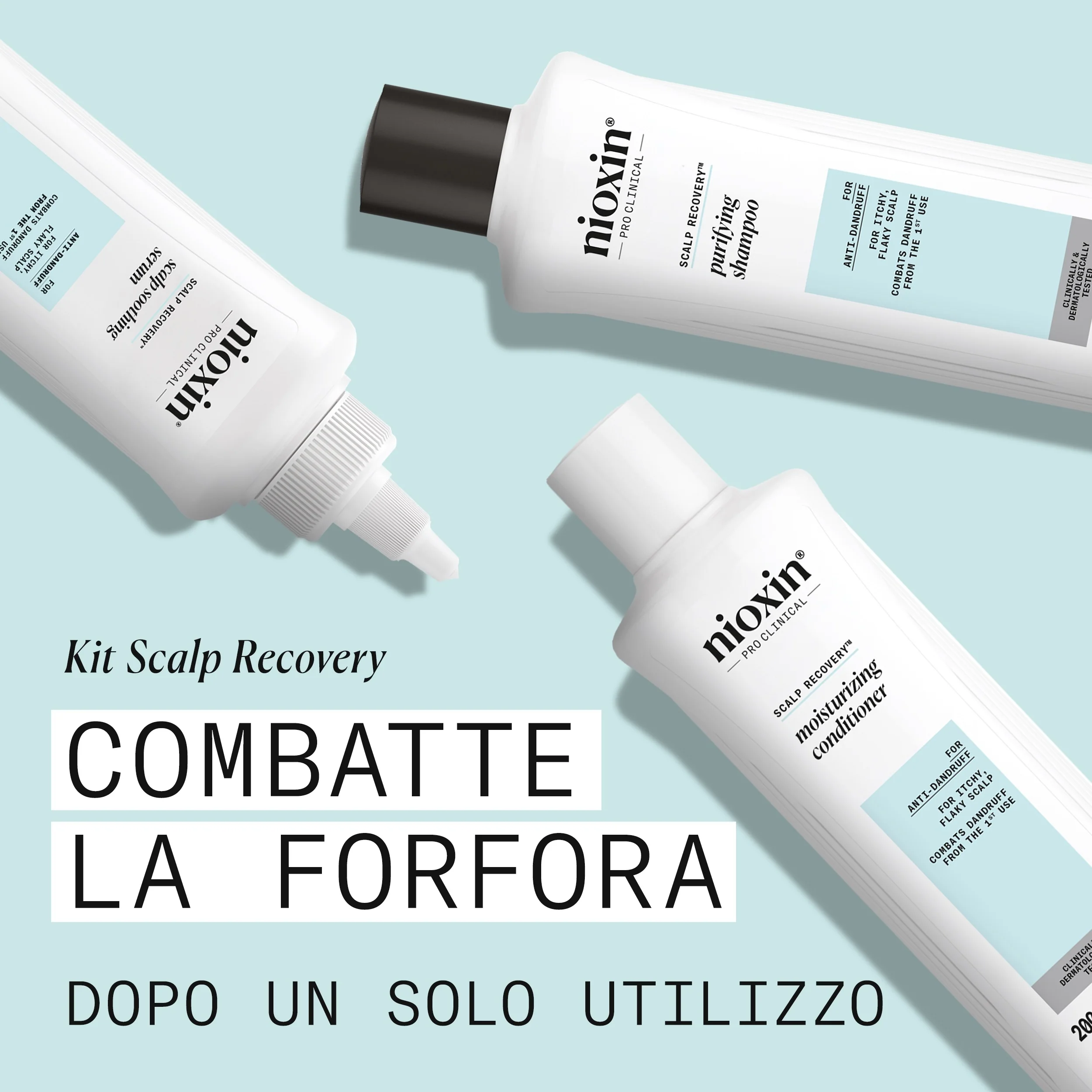 Kit de soins capillaires en trois phases pour la régénération du cuir chevelu - Soins capillaires, Traitement antipelliculaire