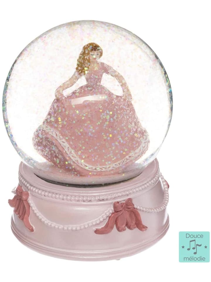 Atmosphera Créateur d'intérieur Schneekugel in rosa günstig kaufen onesize