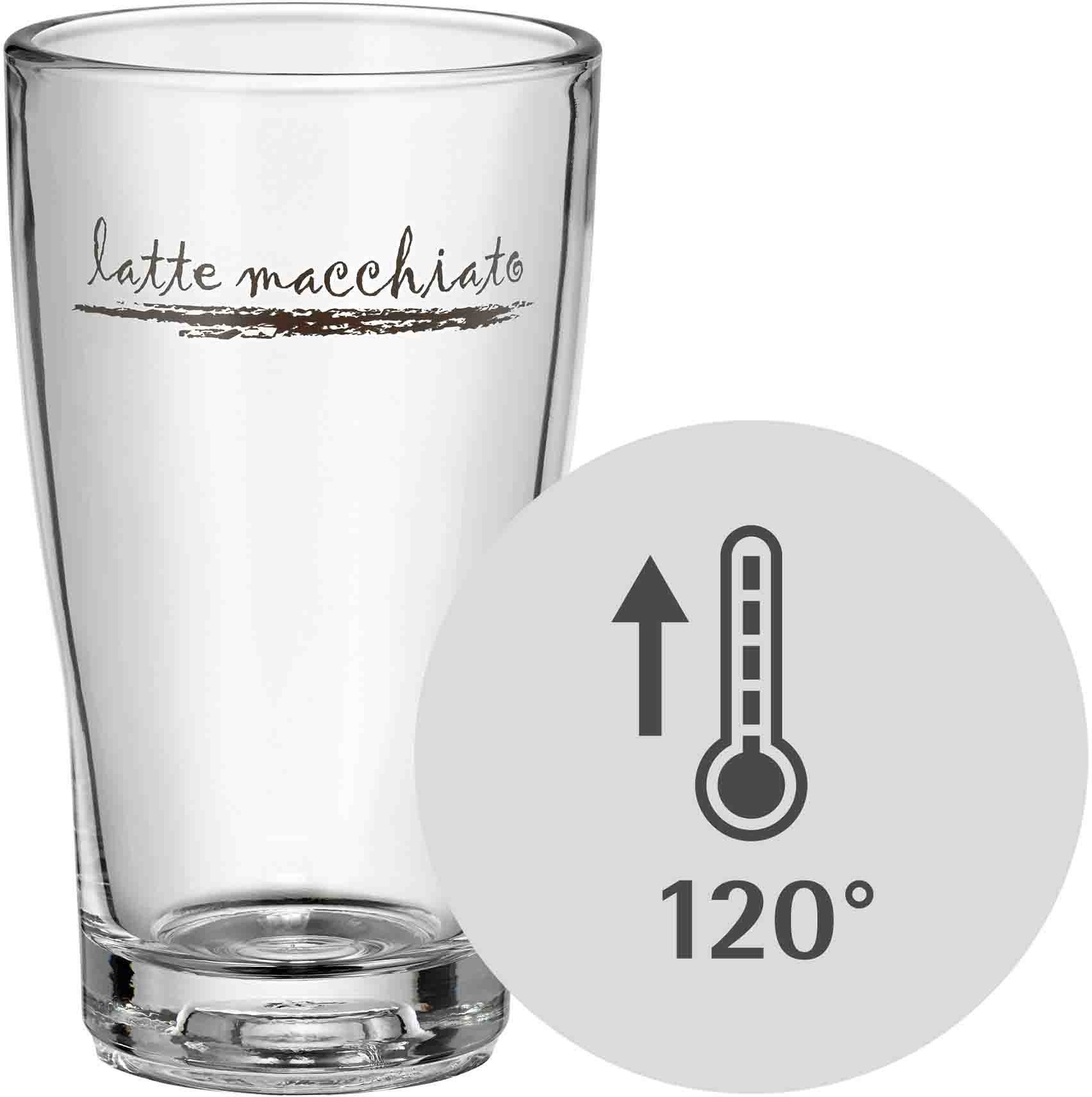 WMF Gläser-Set Clever&More, Cromargan® Edelstahl Rostfrei 18/10, Glas, Glas stapelbar, 12-teilig