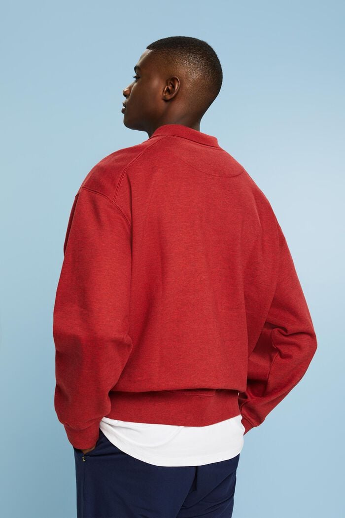 Langärmliges Polo-Sweatshirt