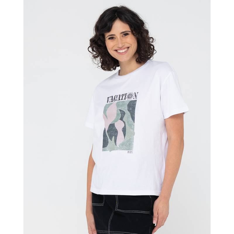 RUSTY VACATION RELAXED FIT TEE T-Shirt Damen