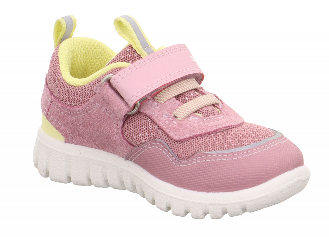 SPORT7 MINI - Rosa/GelbSneaker low mit Klettverschluss