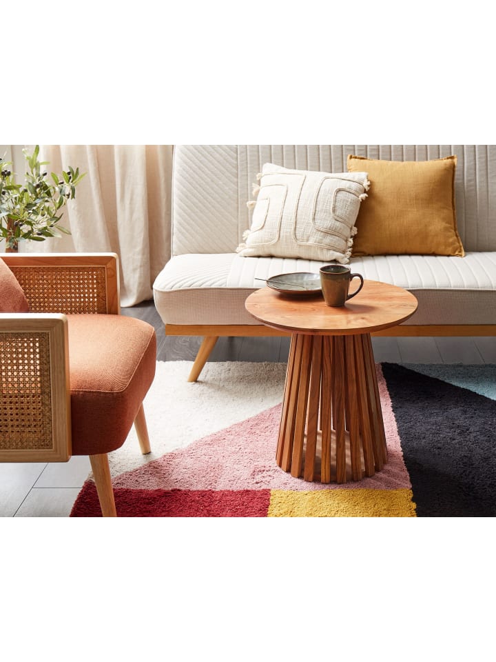 Beliani Couchtisch MESILLA in Dunkler Holzfarbton - (W) 50 x (H) 48 x (L) 50 cm günstig kaufen onesize