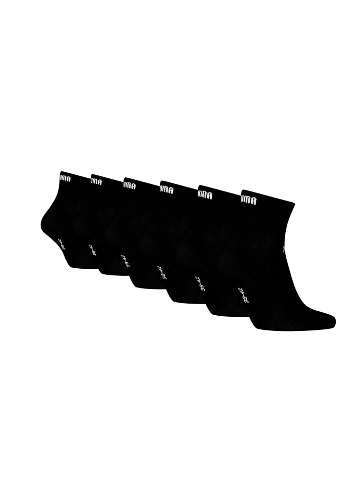 Puma Socken ELEMENTS QUARTER 6P in Black günstig kaufen