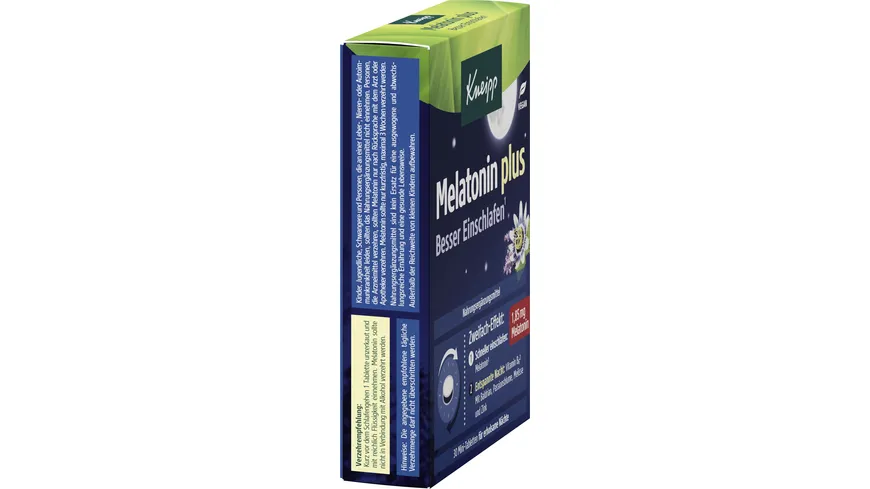 Kneipp Melatonin plus 30 Mini-TablettenBesser Einschlafen