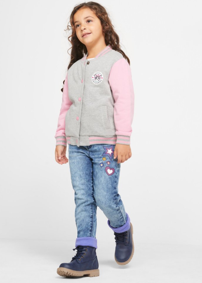Mädchen Thermojeans mit Jerseyfutter