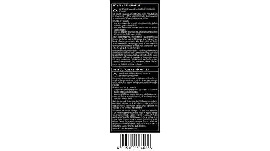 syoss Permanente Coloration Stufe 3 1_1 - schwarz