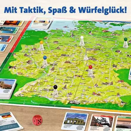 Deutschlandreise - Spiel ab 8 Jahren