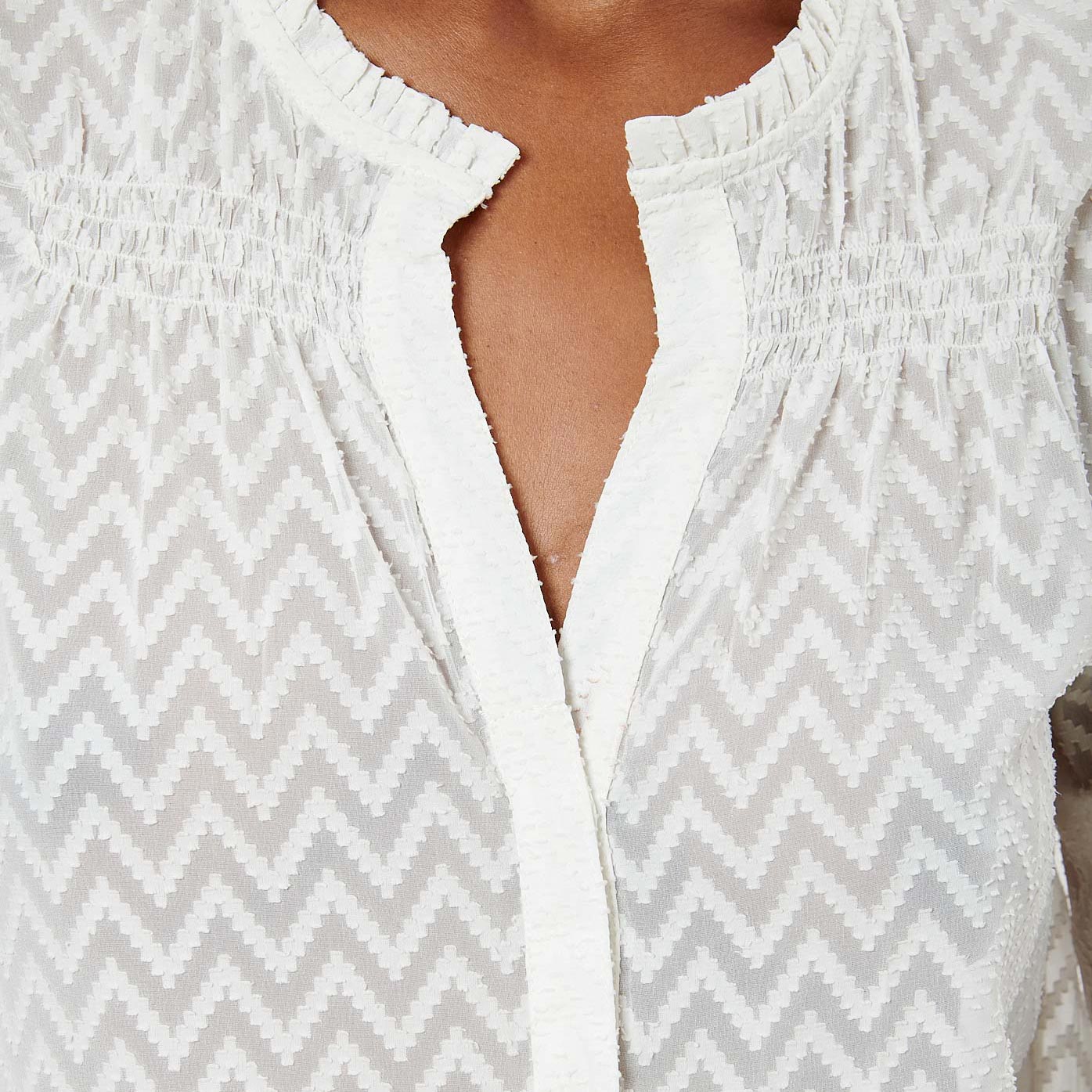 BROOK  Blouse blanche femme