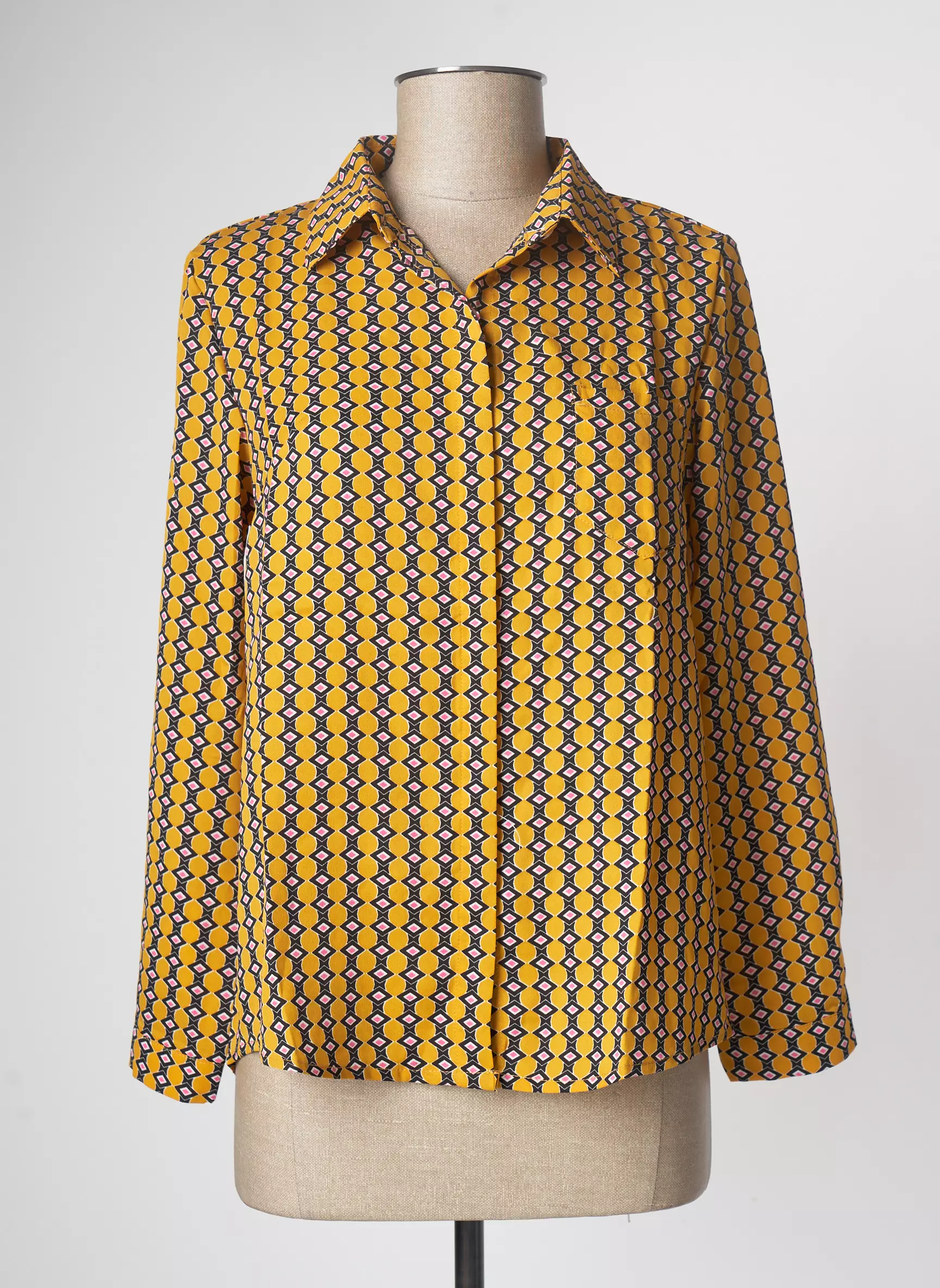 Z One Chemisiers Femme couleur jaune