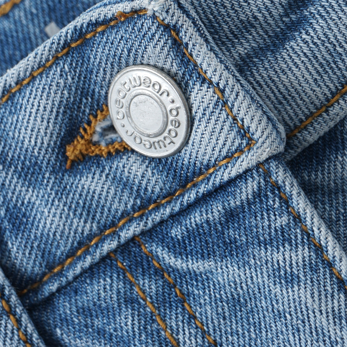Mädchen Jeansrock im Used-Look