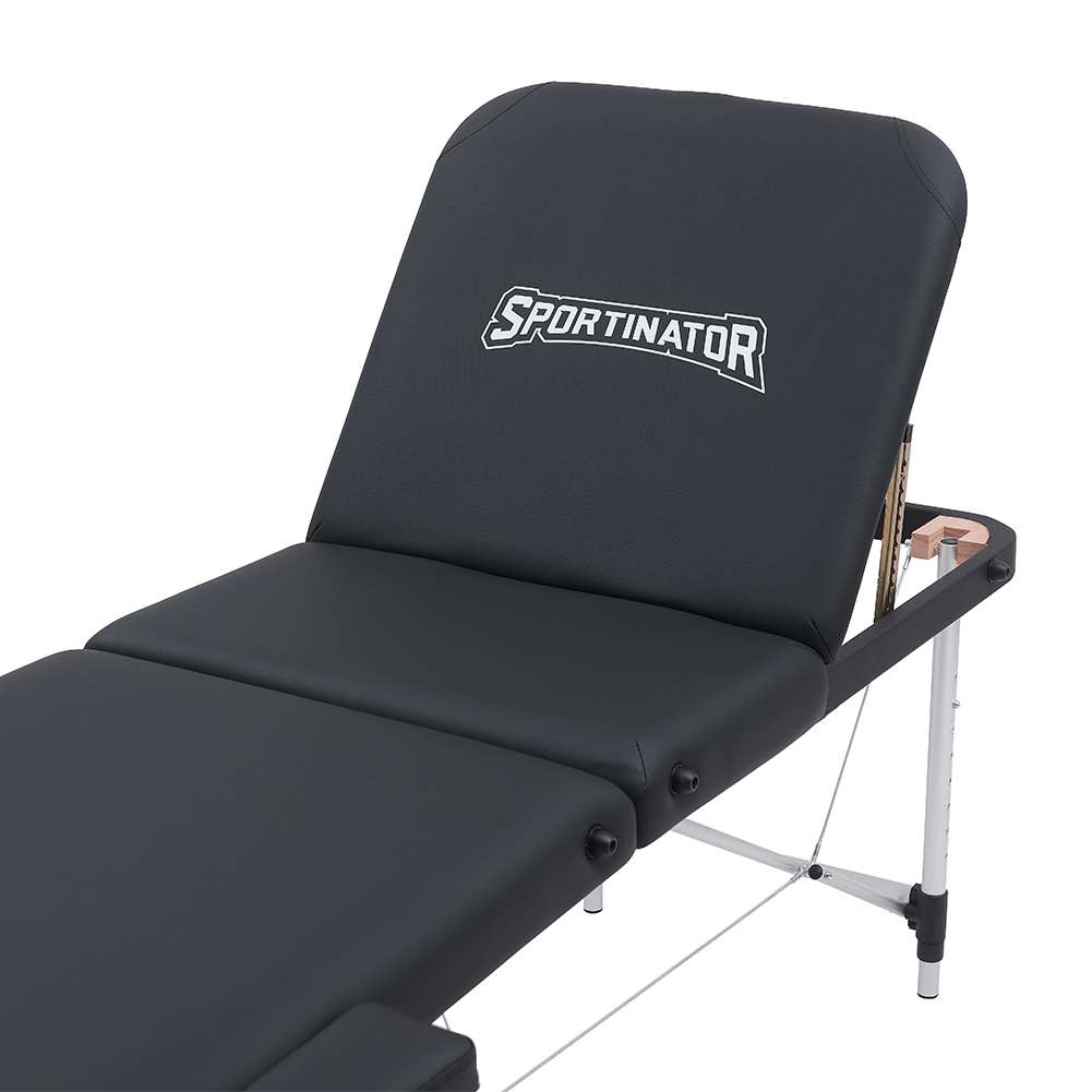 SPORTINATOR Premium 3 Zonen Massageliege schwarz