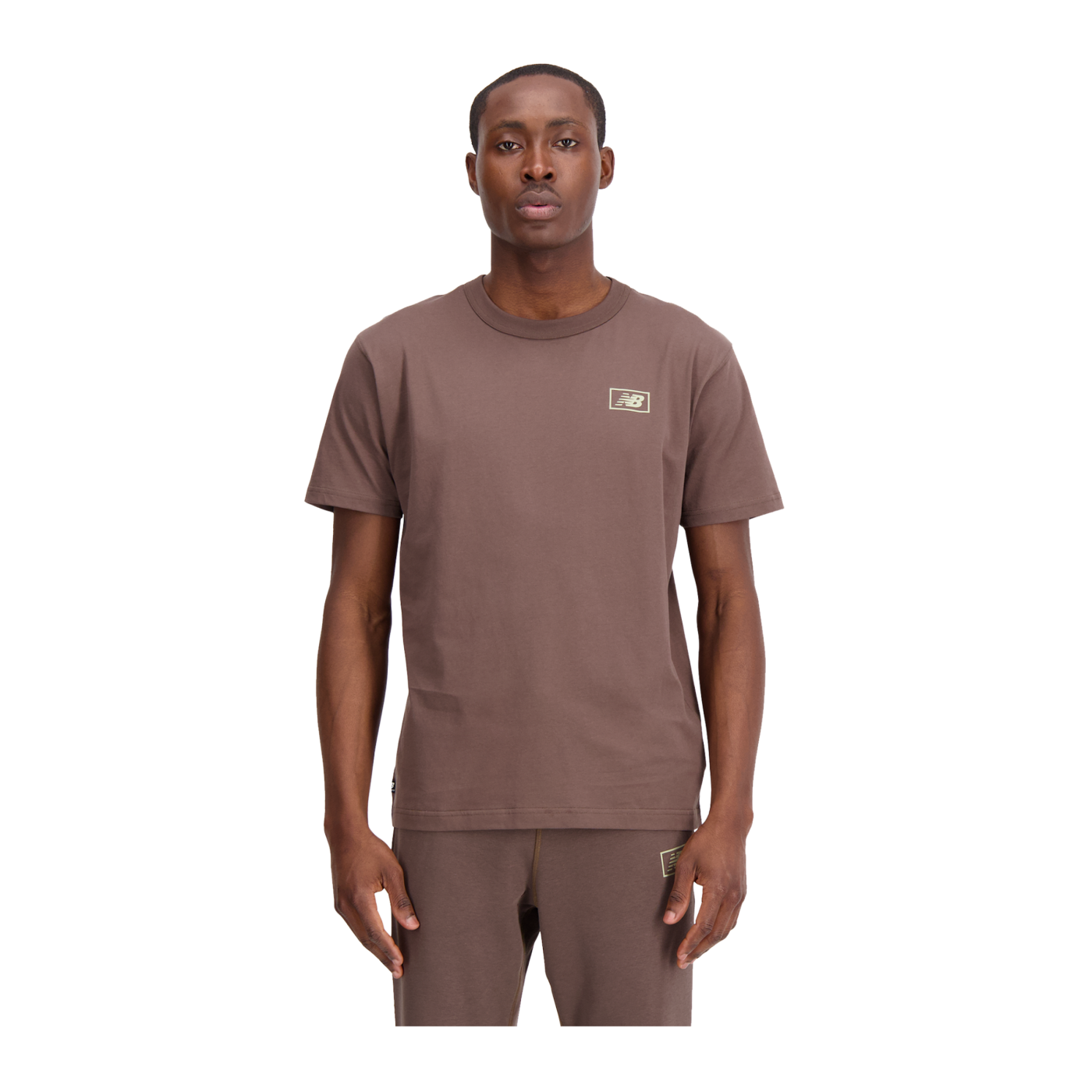 New Balance Essentials Graphic T-Shirt Braun