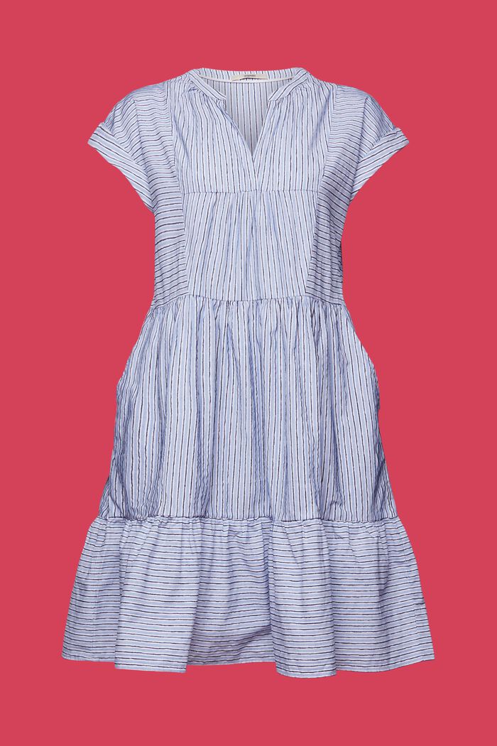 Streifenkleid, 100 % Baumwolle