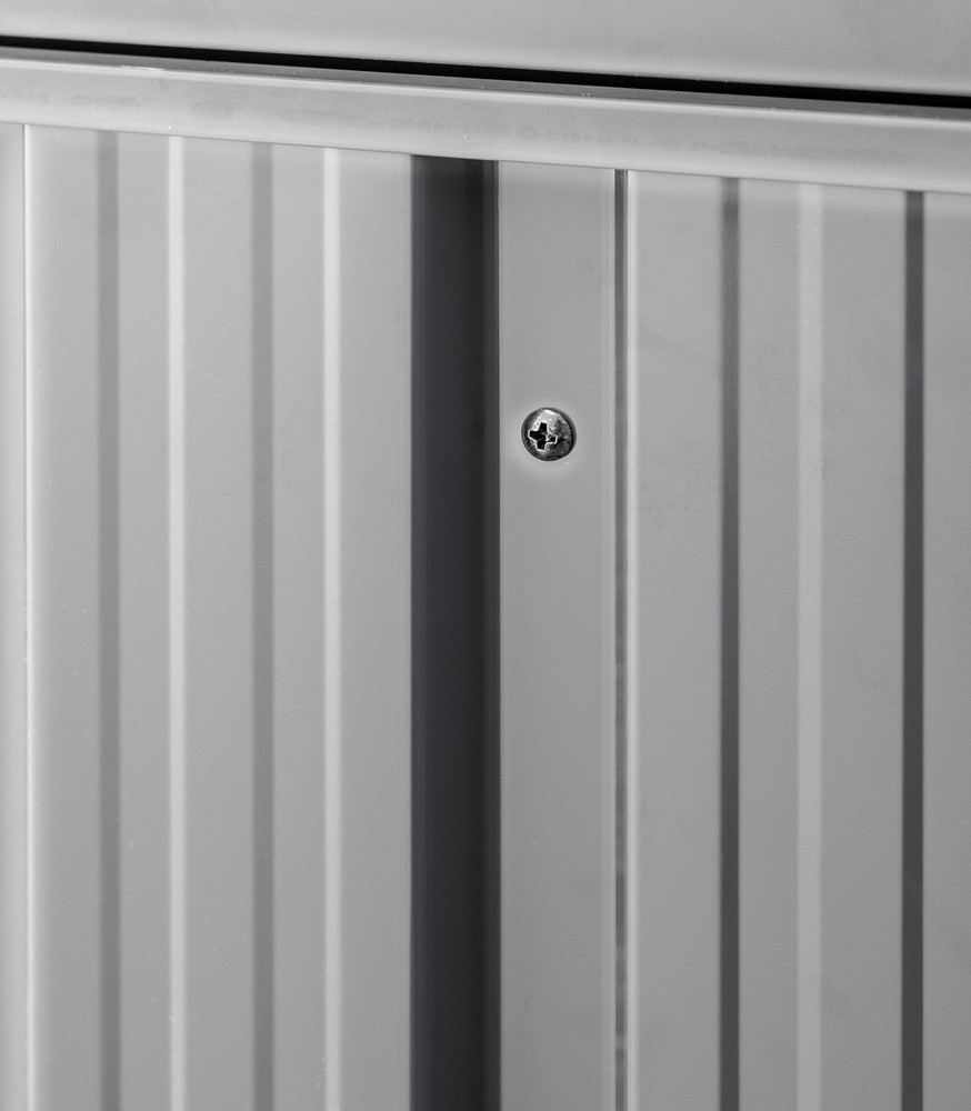 HC Garten & Freizeit 3er Mülltonnenbox mit Abdeckung 3 x 240L anthrazit