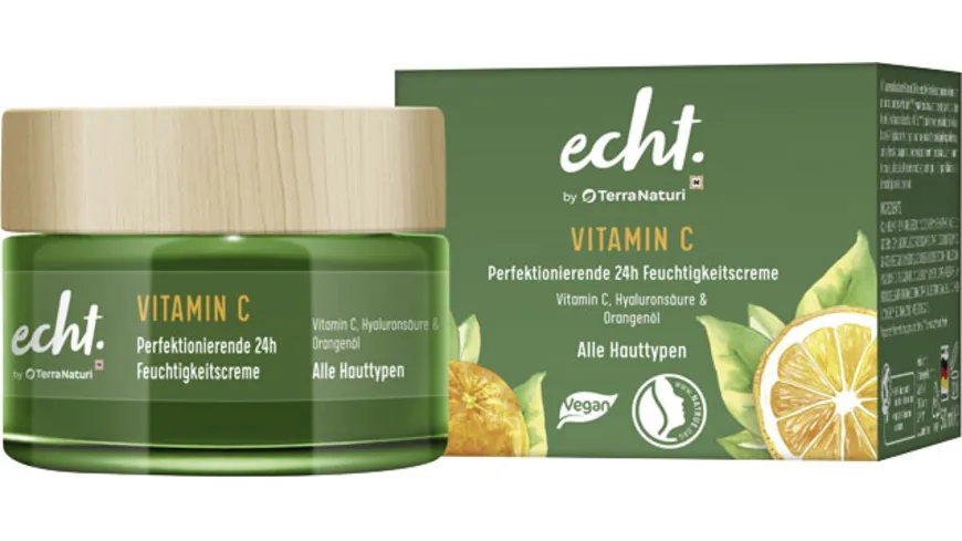 echt. by Terra Naturi Vitamin C 24H Feuchtigkeitscreme 50 ml