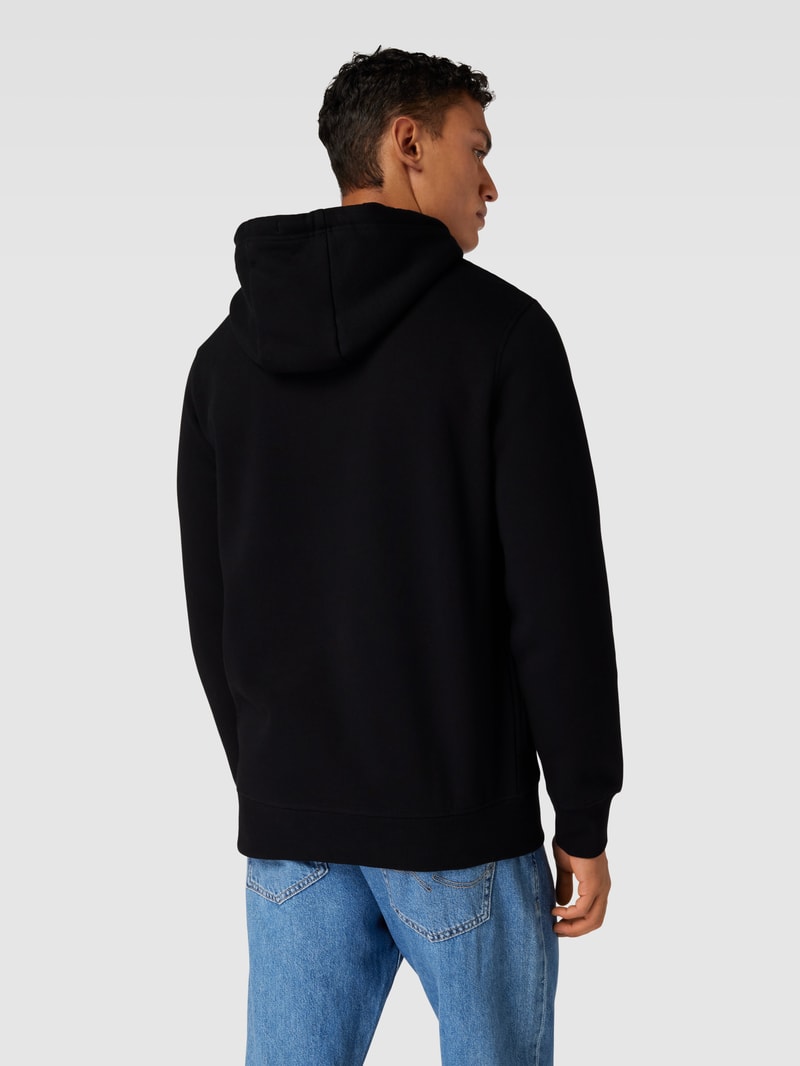 Hoodie mit Label-Print Modell 'GOTTERO' in schwarz