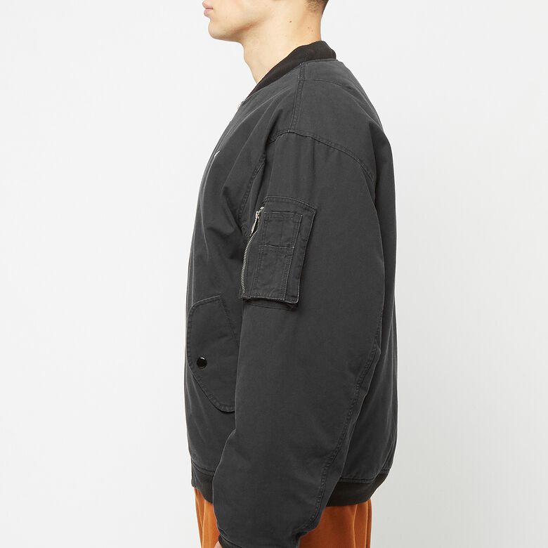 NIKE Life Woven Flight Jacket black/white