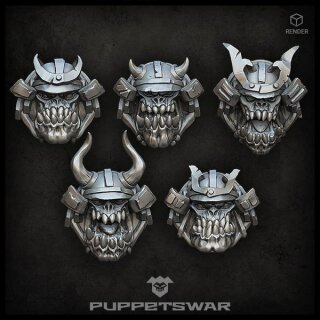 Samurai Orc Heads (5)