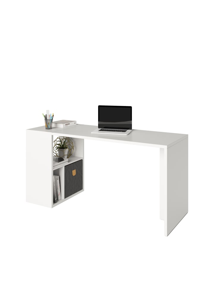 Phoenix Group AG  Fortuna - SET, Regal mit 3 Fächern inkl. Schreibtischanbau, weiss, B/H/T: 75,1x57,9x34cm günstig kaufen onesize