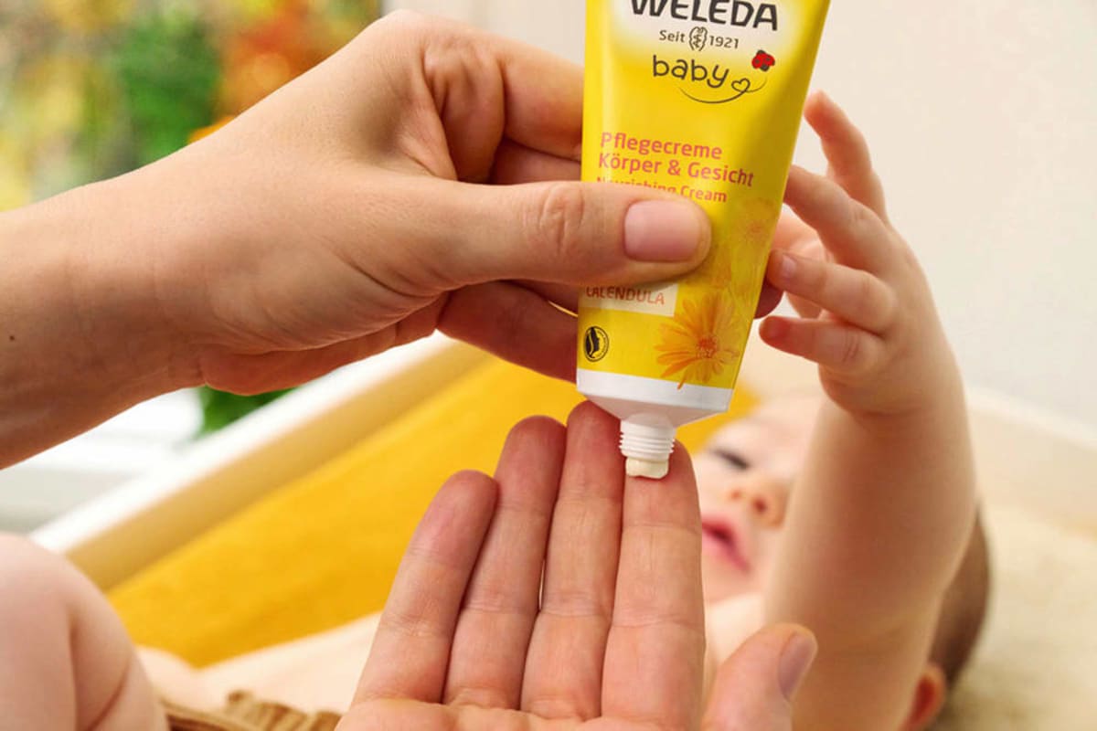 Baby Pflegecreme Körper & Gesicht Calendula, 75 ml