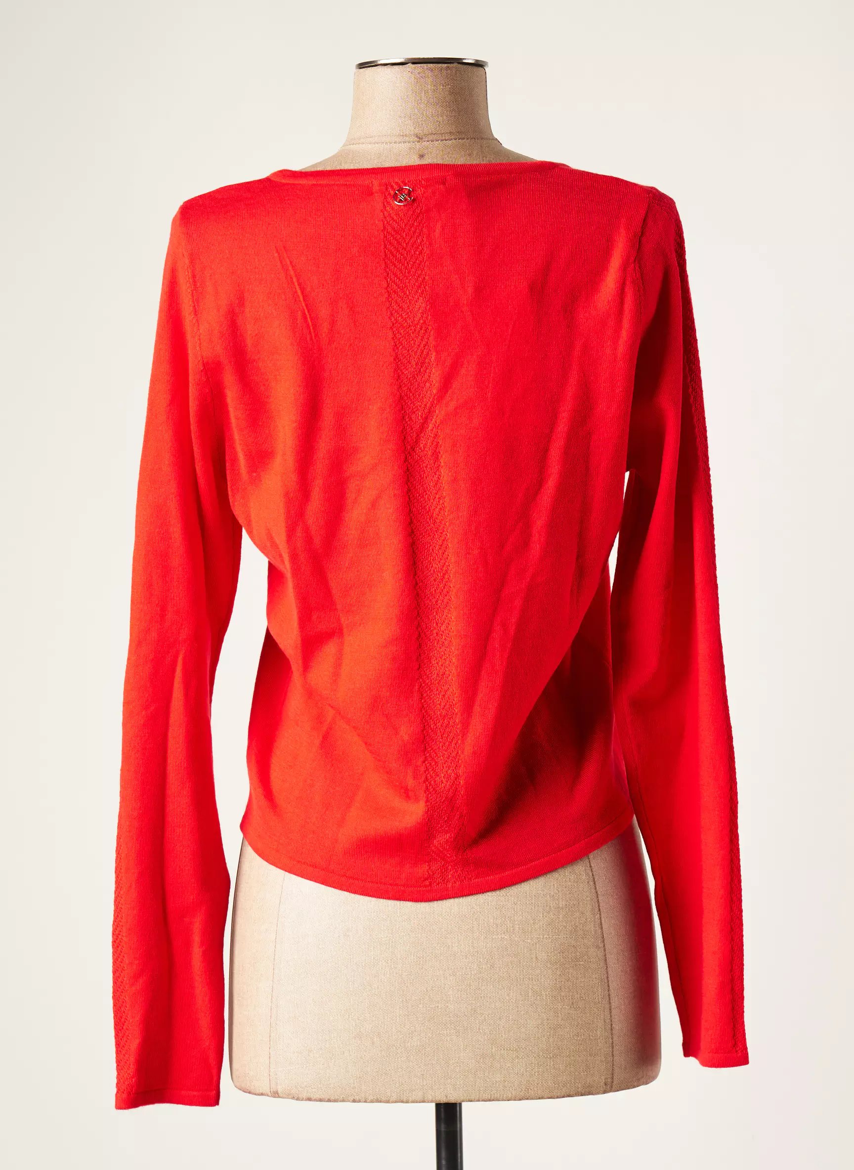 Chattawak Cardigans Femme couleur rouge