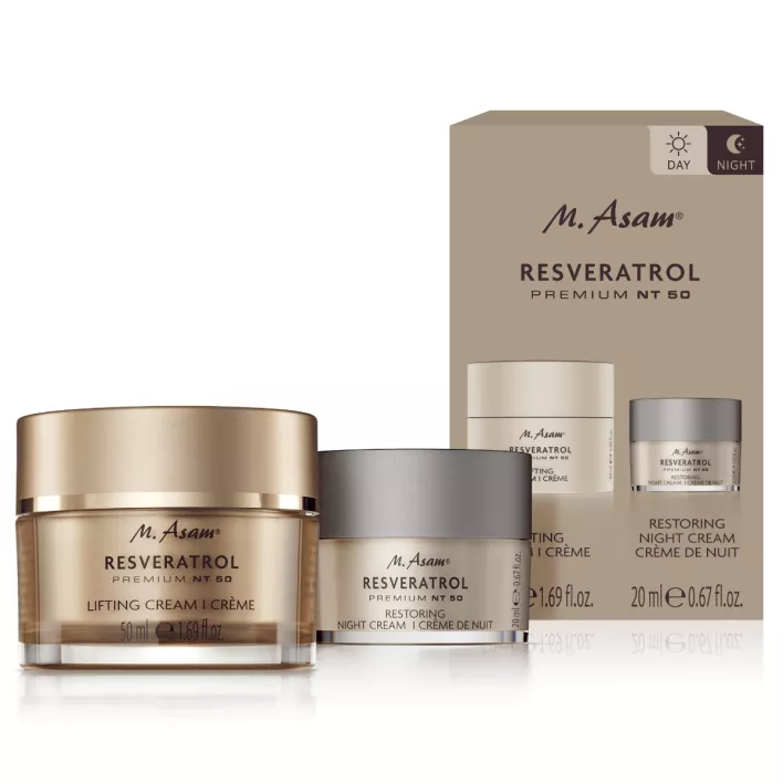 RESVERATROL PREMIUM NT50 Liftendes Tages und Nachtcreme Set