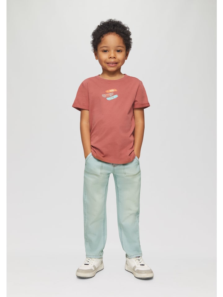 s.Oliver Jeans-Hose lang in Blau günstig kaufen