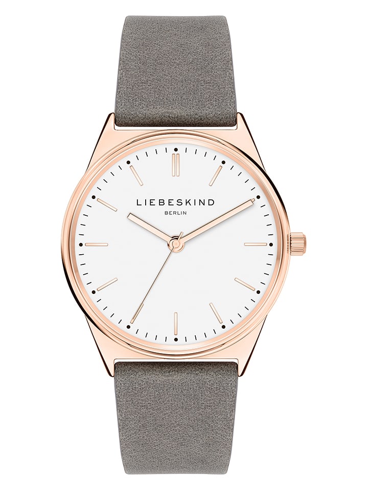Liebeskind Quarzuhr in Grau/ Roségold/ Weiß günstig kaufen onesize