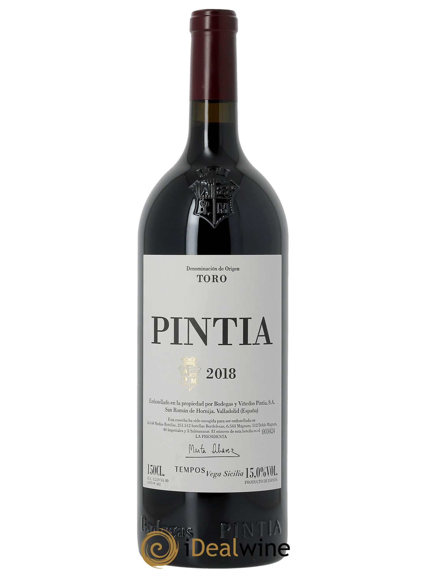 Toro DO Vega Sicilia Pintia Famille Alvarez  2018 - Lot de 1 Magnum