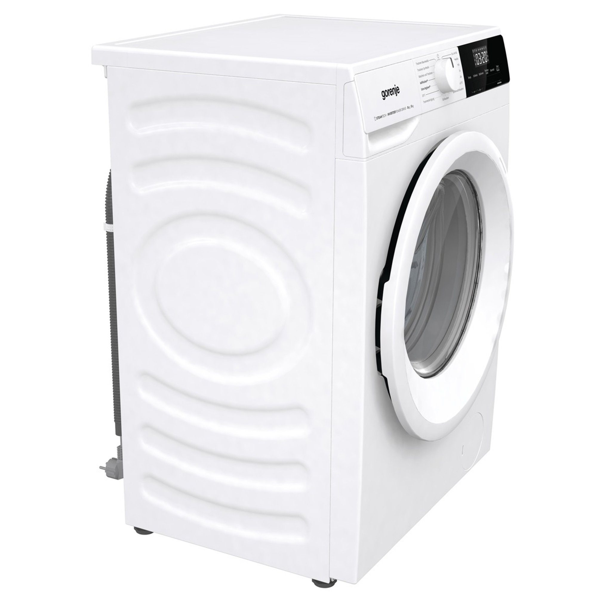 GORENJE Waschtrockner W3D2A854ADPS/DE, 8,00 kg, 5,00 kg, 1400 U/min, 15 Programme, AquaStop, Kindersicherung