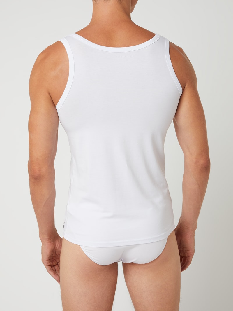 Tanktop mit Stretch-Anteil in weiß