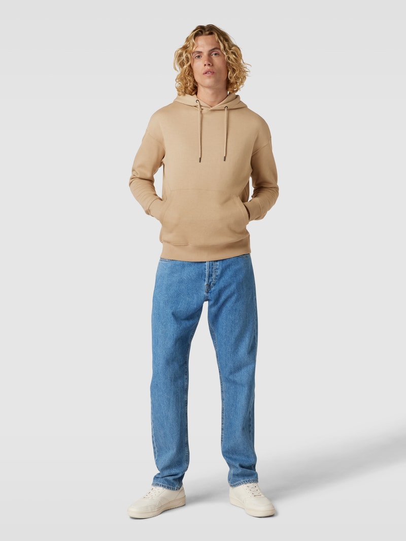 Hoodie mit Känguru-Tasche Modell 'ESTAR' in sand