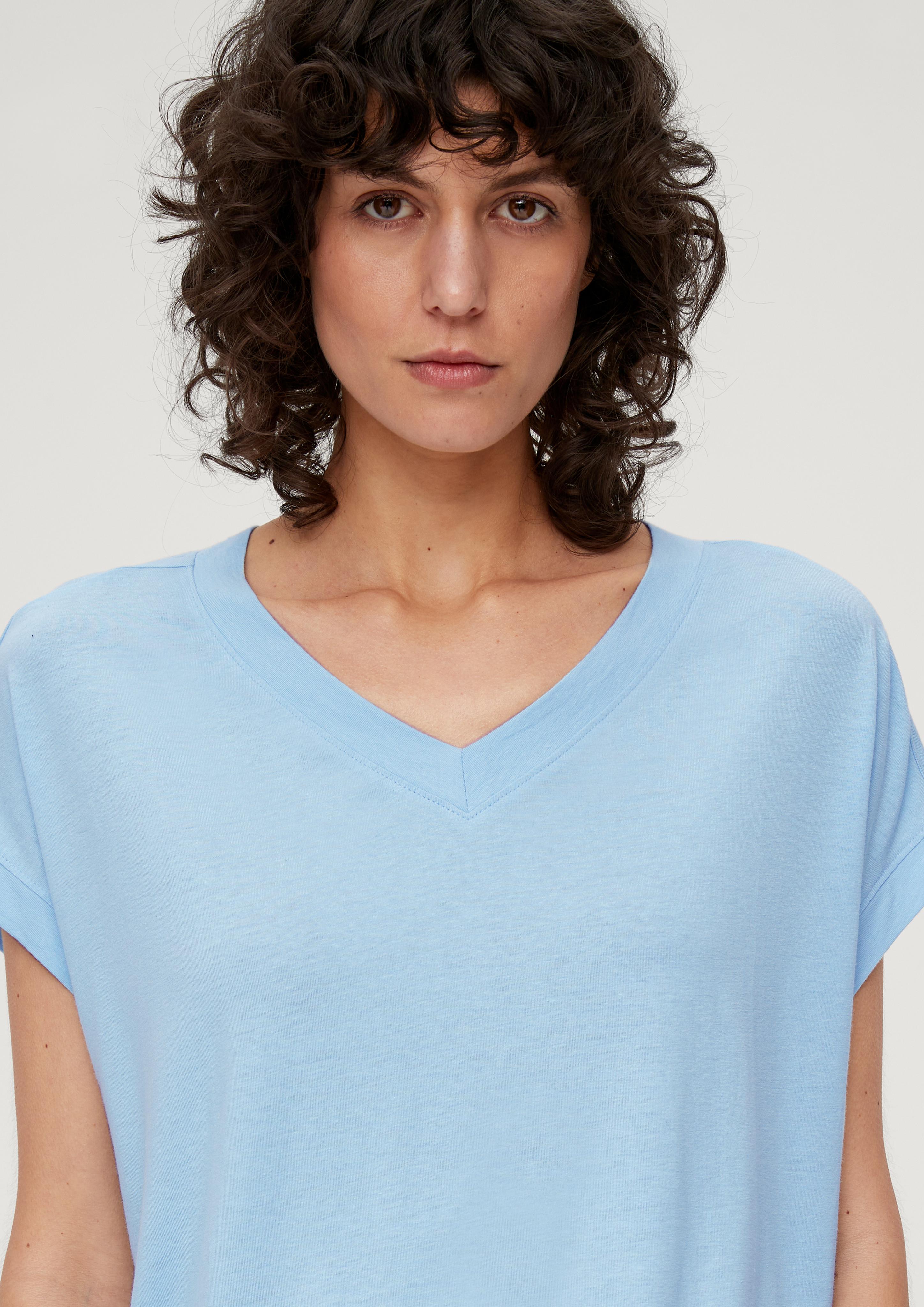 Shirt aus Leinenmix  2132876-5081