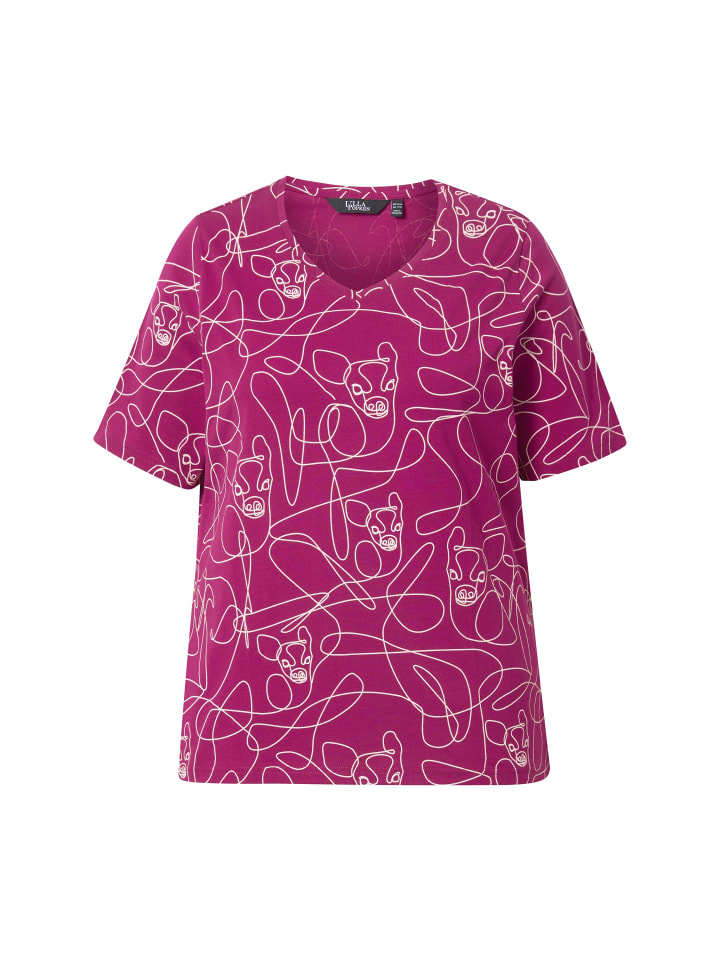 Ulla Popken Shirt in magnolienrot günstig kaufen
