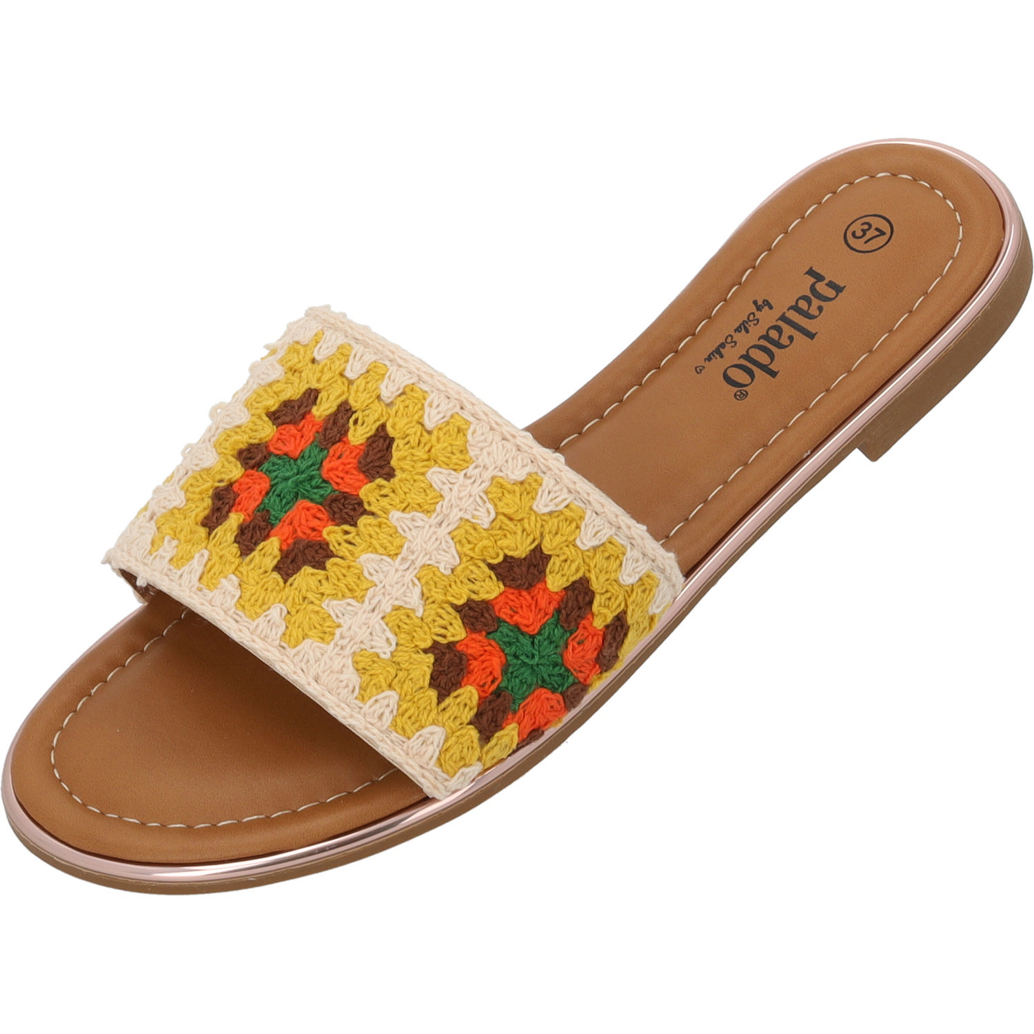 Palado Xami by Sila Sahin, Pantoletten, Damen, Gelb