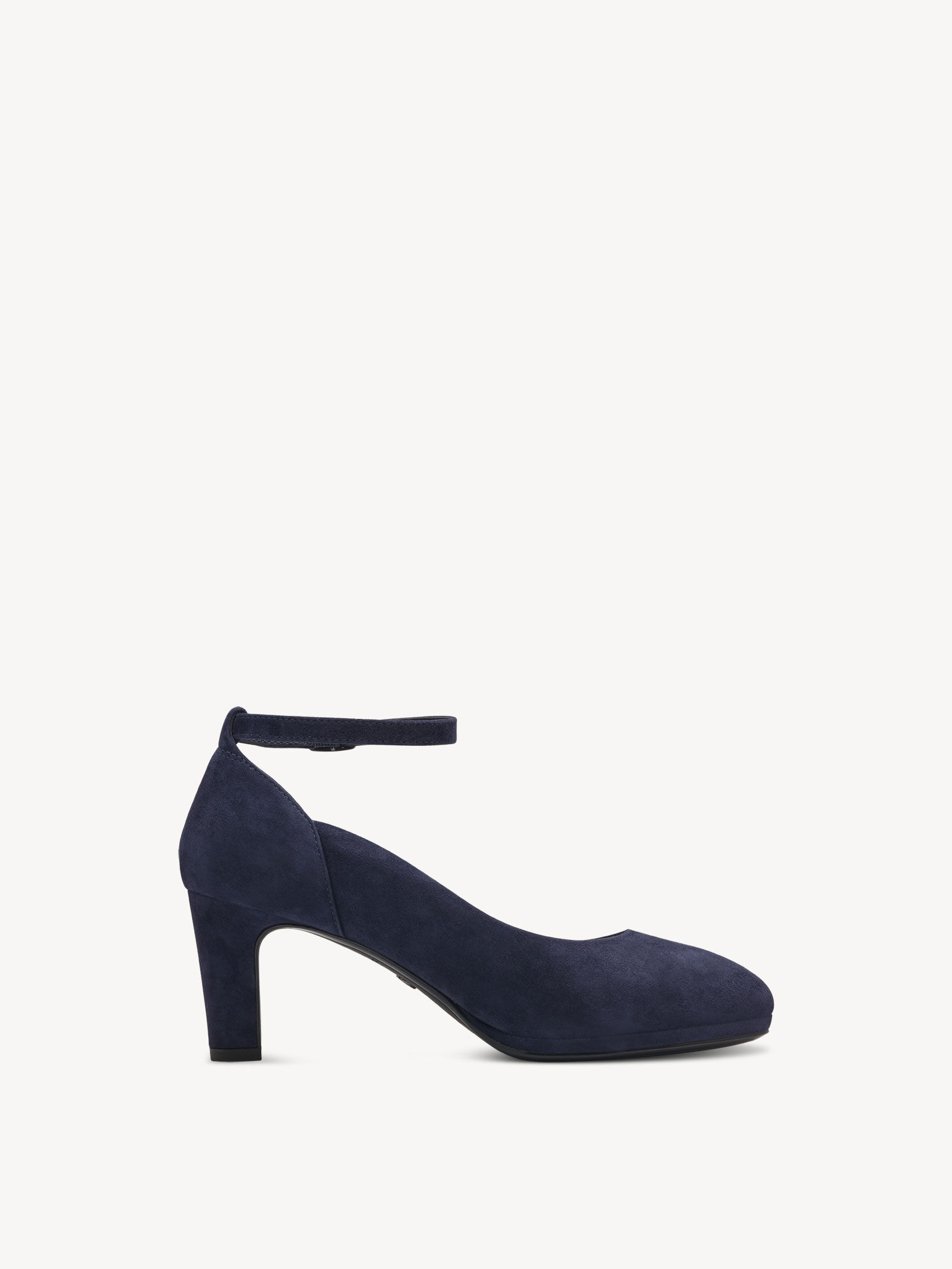 Escarpin en cuir - bleu