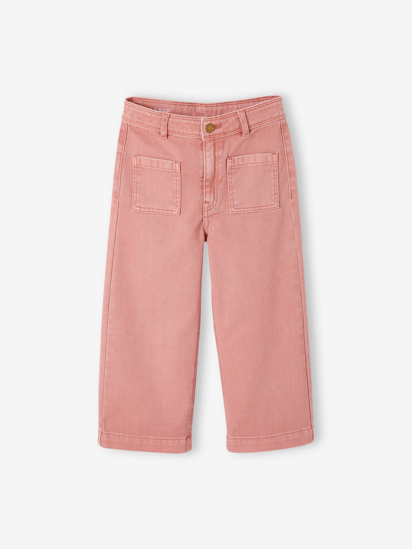 Vertbaudet Weite Mädchen 3/4-Hose - wollweiß