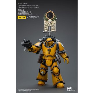 Warhammer The Horus Heresy Actionfigur: Imperial Fists - Legion MkIII Tactical Squad Legionary with Legion Vexilla
