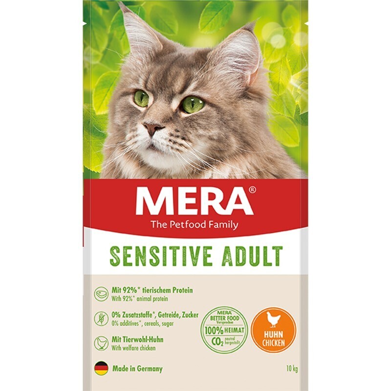 MERA Trockenfutter MERA Cats Sensitive Adult Huhn 10kg