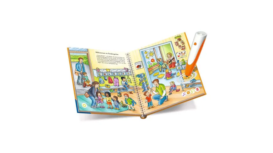 Ravensburger tiptoi - Mein Wörter-Bilderbuch Kindergarten, Los geht's in den Kindergarten