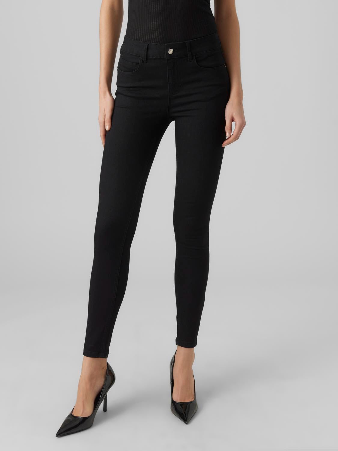 VMSELA Mid Rise Slim Fit Jeans