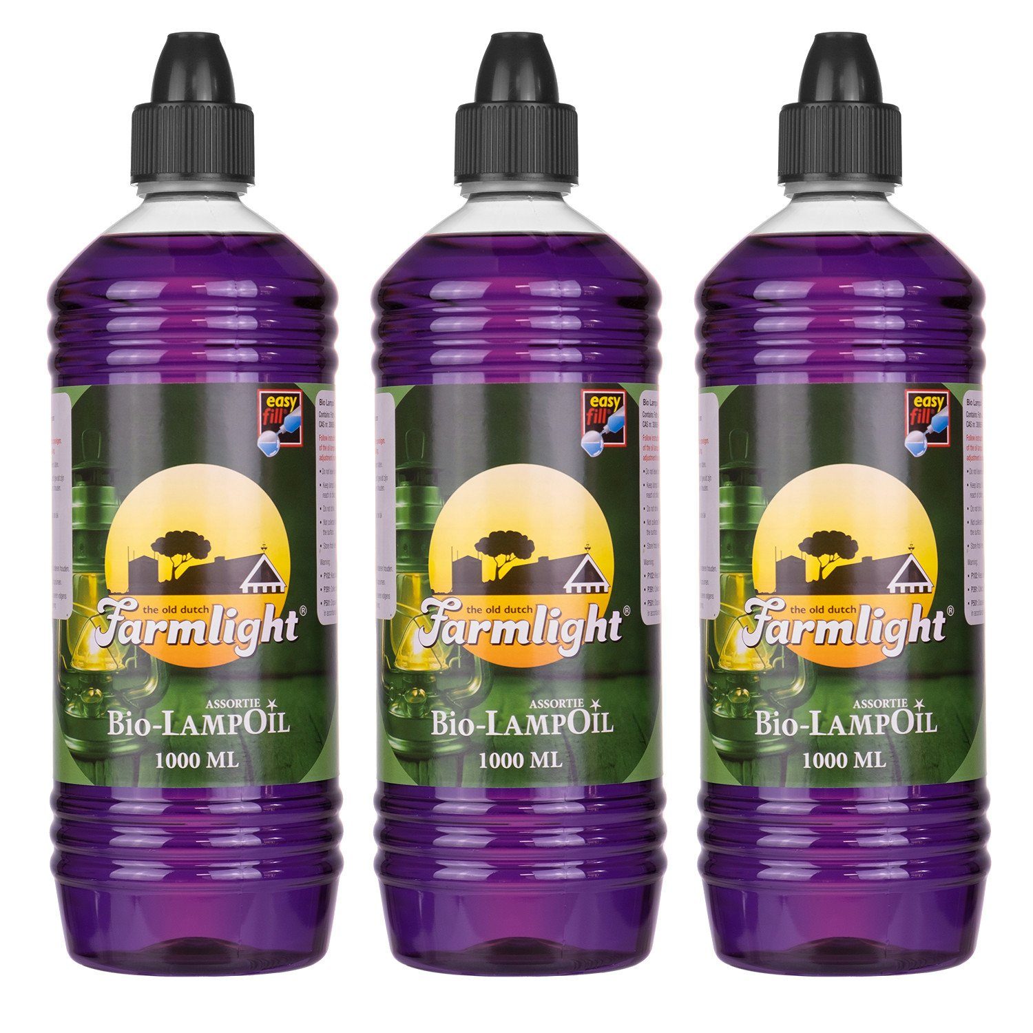 Moritz Lampenöl 3 Liter Bio Lampenöl lila, 2,1 kg, für Bambusfackeln, Gartenfackeln, Öllampen Outdoor Zubehör