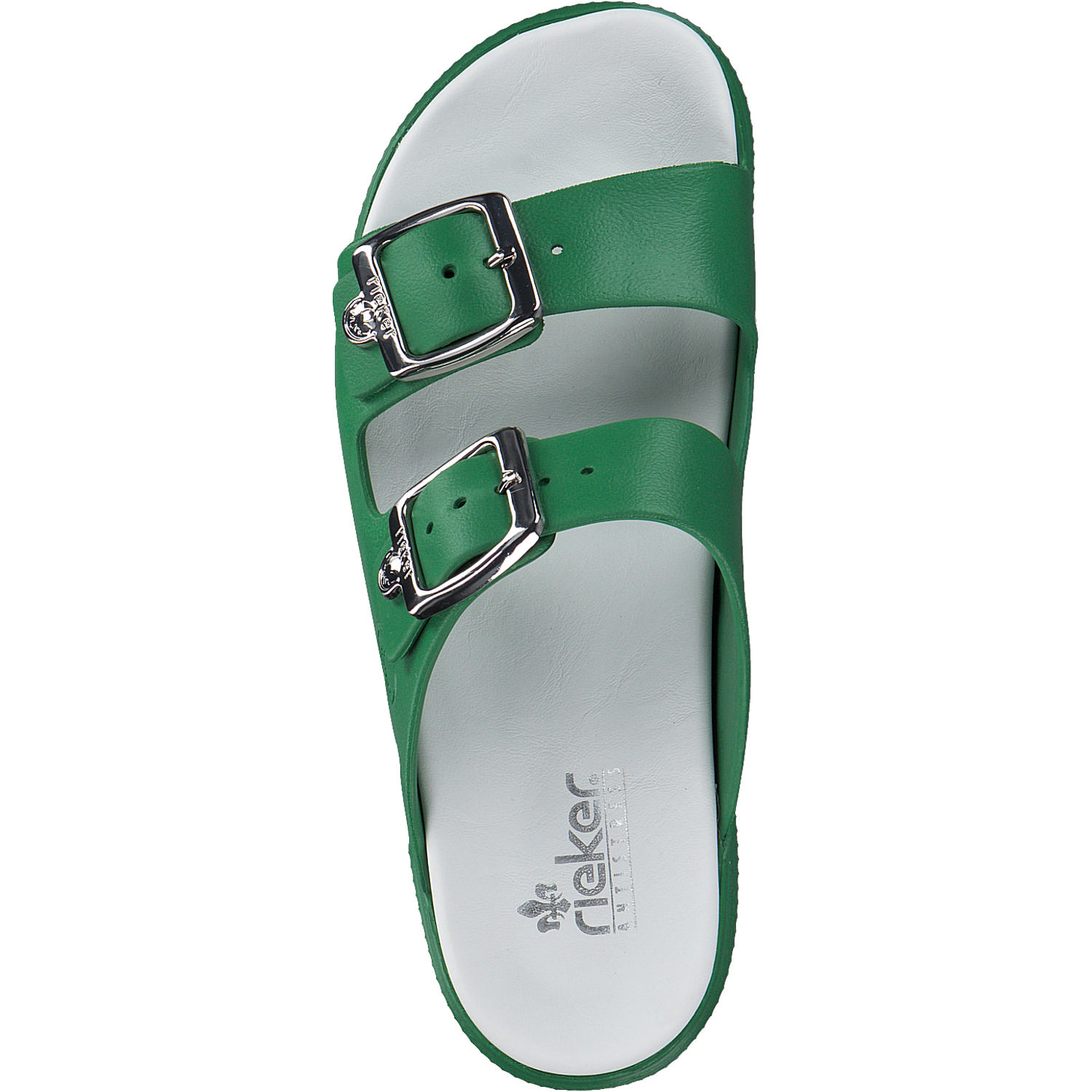 Rieker P2180, Plateau-Pantoletten, Damen, apple